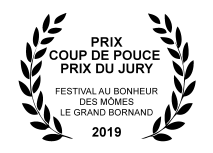 Prix coup de pouce, prix du jury, festival au bonheur des mômes, le grand Bornand 2019