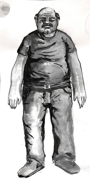 Croquis de Maxime par Alma Roccella